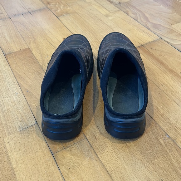 Teva Womens 9 slip on leather mules shoes - Picture 4 of 5